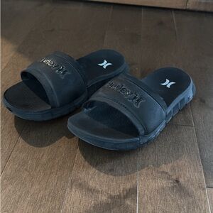 Hurley Black Slide Sandals